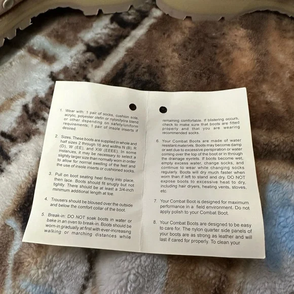 New. McRae Hot Weather Leather Boots. 11 W. Vibram Soles. Manufactured in USA. - Picture 4 of 16